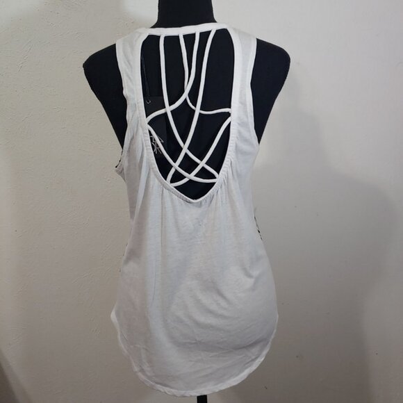 New CHASER M Wild Cats Strappy Back Tank Top - Picture 3 of 5